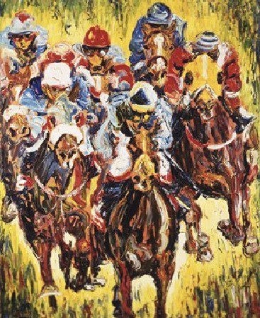 Print Ltd Ed : Buile ar Bhuile; Stride for Stride by Liam O’Neill Print Ltd Ed : Buile ar Bhuile; Stride for Stride by Liam O’Neill: Irish Art by Greenlane Gallery Dingle