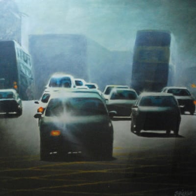Spring Traffic by Joby Hickey: Irish Art by Greenlane Gallery Dingle