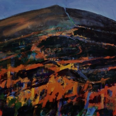 Fire on the Mountain, Martháin by Patsy Farr: Irish Art by Greenlane Gallery Dingle