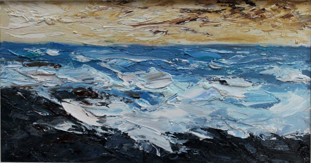 Brandon Bay, oil on panel, 19 x 29 cm, €650