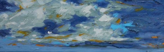 Fermoyle Sky, oil on panel, 31 x 41 cm, €2,500
