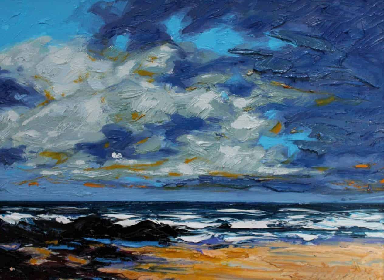 Fermoyle Sky, oil on panel, 31 x 41 cm, €2,500