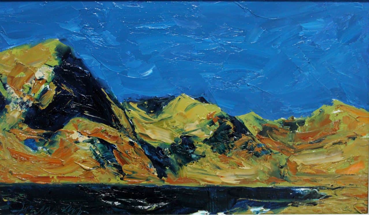 Loch Cruite, oil on panel, 24 x 40 cm, €1,250