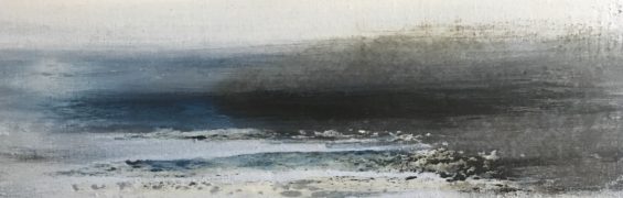 Spring Tide, Oil & Wax on Canvas, 70 x 70 cm