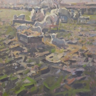 Lambing Márthain by Patsy Farr: Irish Art by Greenlane Gallery Dingle