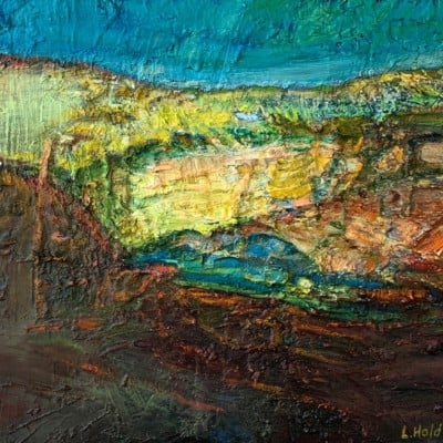 Mountain Bog by Liam Holden: Irish Art by Greenlane Gallery Dingle
