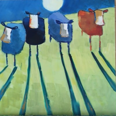 ‘Hey, diddle diddle’ by Denise Hussey: Irish Art by Greenlane Gallery Dingle