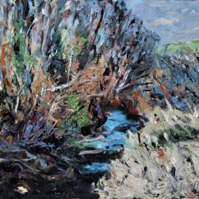Spring Stream by Michael Flaherty: Irish Art by Greenlane Gallery Dingle