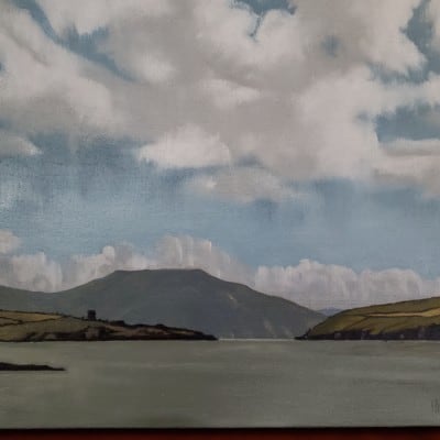 View of Dingle Bay by Hugh Thompson: Irish Art by Greenlane Gallery Dingle