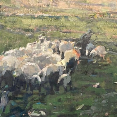 Jacks Sheep by Patsy Farr: Irish Art by Greenlane Gallery Dingle