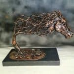 ‘Wild Atlantic West Wind Horse’  by John Coll: Irish art at The Greenlane Gallery