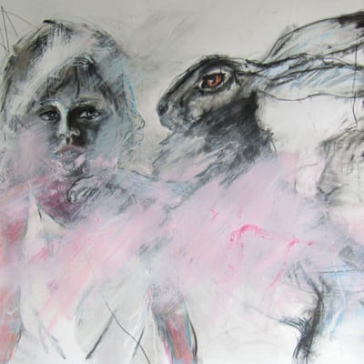 And The Hare said Come with Us by Margo Banks: Irish Art by Greenlane Gallery Dingle