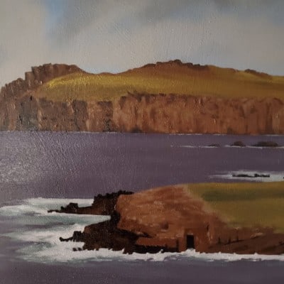 The Coast Slea Head by Hugh Thompson: Irish Art by Greenlane Gallery Dingle