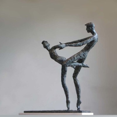 Dancers by Bob Qu: Irish Art by Greenlane Gallery Dingle