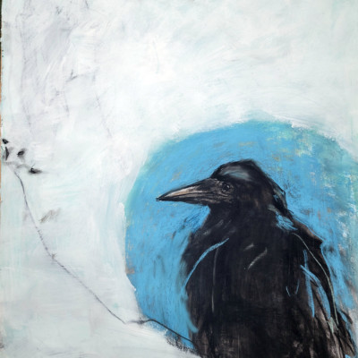 Rook in Blue by Margo Banks: Irish art at The Greenlane Gallery