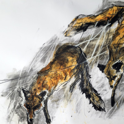 Two on the Prowl by Margo Banks: Irish art at The Greenlane Gallery