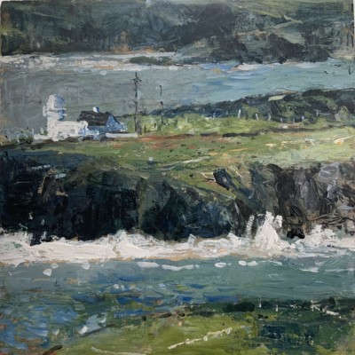 Dingle Lighthouse by Eamon Regan: Irish Art by Greenlane Gallery Dingle