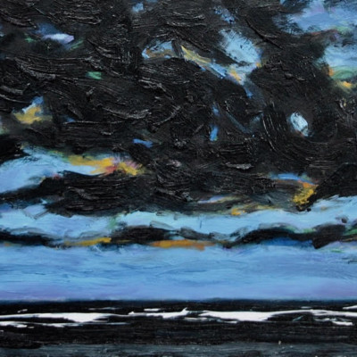 Sky Over Fermoyle by Michael Flaherty: Irish Art by Greenlane Gallery Dingle