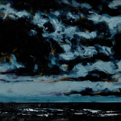 Clouds Over Fermoyle by Michael Flaherty: Irish Art by Greenlane Gallery Dingle