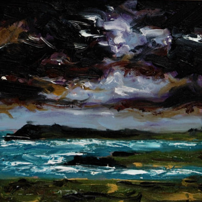 Dark Sky Study by Michael Flaherty: Irish Art by Greenlane Gallery Dingle