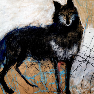 I would be a Wolf by Margo Banks: Irish Art by Greenlane Gallery Dingle